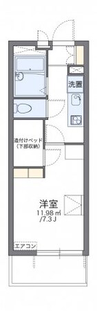 レオパレスナチュールの物件間取画像